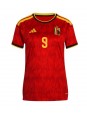 Ženski Nogometna dresi replika Belgija Romelu Lukaku #9 Domači SP 2026 Kratek rokav Ženski Nogometna dresi replika Belgija Romelu Lukaku #9 Domači SP 2026 Kratek rokav